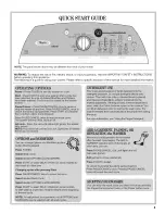 Предварительный просмотр 5 страницы Whirlpool CABRIO WTW6200VW1 Use & Care Manual