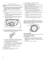 Предварительный просмотр 6 страницы Whirlpool CABRIO WTW6200VW1 Use & Care Manual