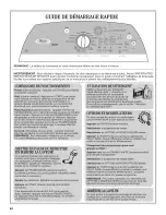 Preview for 24 page of Whirlpool CABRIO WTW6300WW0 Use & Care Manual