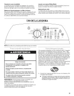 Предварительный просмотр 35 страницы Whirlpool Cabrio WTW6400SW1 Use & Care Manual