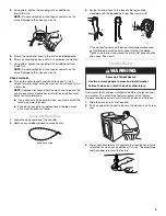 Предварительный просмотр 9 страницы Whirlpool Cabrio WTW6600SW Use And Care Manual