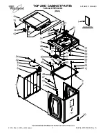 Whirlpool Cabrio WTW7340XW Parts List preview