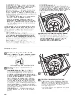 Предварительный просмотр 22 страницы Whirlpool Cabrio WTW7800XL Use And Care Manual