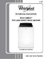 Предварительный просмотр 1 страницы Whirlpool Cabrio WTW8500DC Technical Education