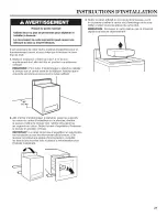 Preview for 21 page of Whirlpool CAE2743BQ Installation Instructions Manual