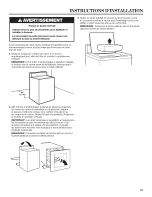 Предварительный просмотр 21 страницы Whirlpool CAE2763CQ0 Installation Instructions Manual