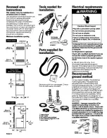 Preview for 3 page of Whirlpool CAM2752TQ - COMMCL WSHR 2SP 3CYC WH DIG D Installation Instructions Manual