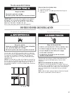 Предварительный просмотр 21 страницы Whirlpool CAVE  VIN WWC4589BLS Use And Care Manual