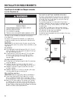 Предварительный просмотр 10 страницы Whirlpool CED9150GW Installation Instructions Manual