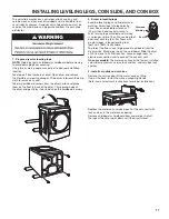 Предварительный просмотр 17 страницы Whirlpool CED9150GW Installation Instructions Manual