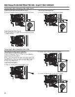 Предварительный просмотр 22 страницы Whirlpool CED9150GW Installation Instructions Manual