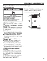 Предварительный просмотр 47 страницы Whirlpool CED9150GW Installation Instructions Manual