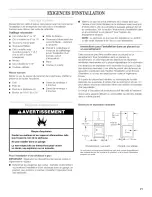 Предварительный просмотр 21 страницы Whirlpool CEM2750TQ0 Installation Instructions Manual