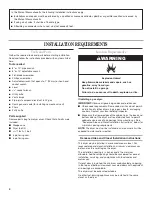 Preview for 4 page of Whirlpool CEM2940TQ Installation Instructions Manual