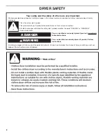 Preview for 2 page of Whirlpool Centennial MEDC700 Installation Instructions Manual