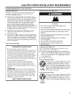 Preview for 11 page of Whirlpool CGD9050AW Installation Instructions Manual