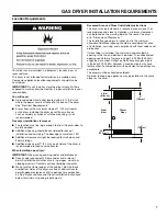 Предварительный просмотр 7 страницы Whirlpool CGM2745FQ Installation Instructions Manual