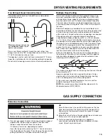 Предварительный просмотр 15 страницы Whirlpool CGM2745FQ Installation Instructions Manual