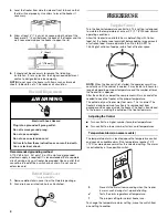 Preview for 4 page of Whirlpool Chest freezer Use & Care Manual