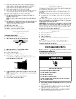 Preview for 6 page of Whirlpool Chest freezer Use & Care Manual