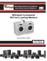 Whirlpool CHW9050 Service Manual предпросмотр