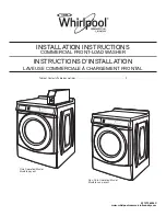 Предварительный просмотр 1 страницы Whirlpool CHW9060AW Installation Instructions Manual