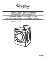 Whirlpool CHW9060AW0 Installation Instructions Manual предпросмотр