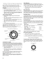 Предварительный просмотр 10 страницы Whirlpool Combination WASHER / DRYER Use And Care Manual