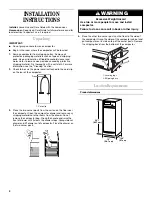 Preview for 4 page of Whirlpool Compactor Use And Care Manual