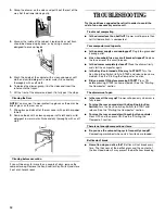 Preview for 12 page of Whirlpool Compactor Use And Care Manual