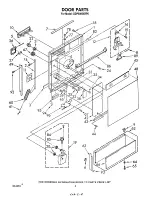 Предварительный просмотр 5 страницы Whirlpool CONSOLE GDP6000XRPO Parts List