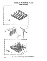 Предварительный просмотр 11 страницы Whirlpool CONSOLE GDP6000XRPO Parts List