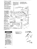 Preview for 2 page of Whirlpool Cooktop Installation Instructions