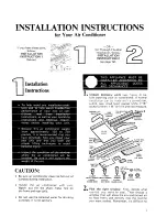 Preview for 7 page of Whirlpool Coolerator CAW21D2A1 Installation & Operation Manual