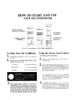 Preview for 14 page of Whirlpool Coolerator CAW21D2A1 Installation & Operation Manual