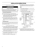 Предварительный просмотр 4 страницы Whirlpool Cornelius JEACS50SLF1 Use & Care Manual