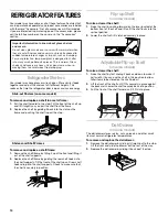 Предварительный просмотр 14 страницы Whirlpool CS20TKXNQ00 Refrigerator Use & Care Manual