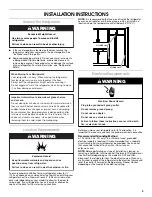 Preview for 3 page of Whirlpool CS25CFXTS00 Refrigerator Use & Care Manual