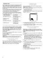 Preview for 6 page of Whirlpool CS25CFXTS00 Refrigerator Use & Care Manual