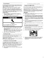 Preview for 7 page of Whirlpool CS25CFXTS00 Refrigerator Use & Care Manual