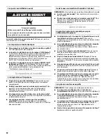 Preview for 36 page of Whirlpool CS25CFXTS00 Refrigerator Use & Care Manual