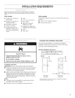 Preview for 5 page of Whirlpool CSP2760TQ2 Installation Instructions Manual