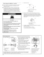 Preview for 12 page of Whirlpool CSP2760TQ2 Installation Instructions Manual