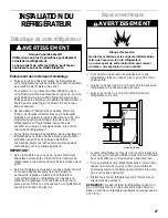 Preview for 27 page of Whirlpool CT14NKXJN00 Refrigerator Use & Care Manual