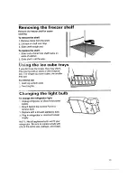 Preview for 14 page of Whirlpool D Use And Care Manual