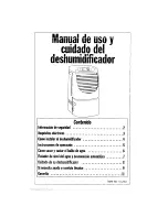 Preview for 7 page of Whirlpool Dehumidifier Use & Care Manual