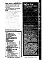 Preview for 3 page of Whirlpool Design 2000 LA5600XP Use & Care Manual