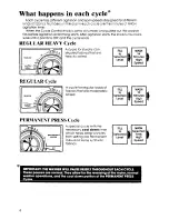 Preview for 6 page of Whirlpool Design 2000 LA5600XP Use & Care Manual