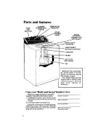 Предварительный просмотр 2 страницы Whirlpool Design 2000 LA6300XP Use & Care Manual