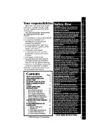 Preview for 3 page of Whirlpool Design 2000 LA6300XP Use & Care Manual